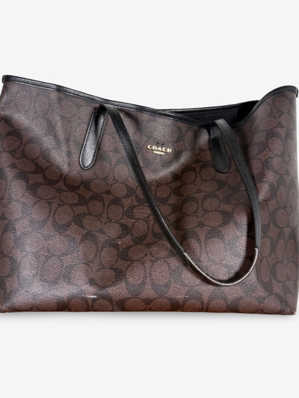Y2K Coach Cabas Medium City Tote Bag
